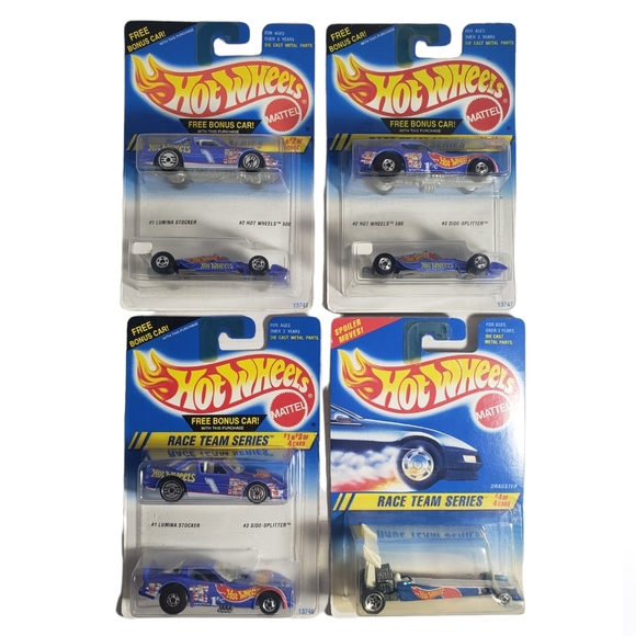 Hot Wheels Race Team Series 1994 #1-4 of 4 - Picture 1 of 8